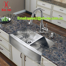 Cupc US American Style Farmhouse Handmade Stainless Steel 304 Double equal Bowl Kitchen Apron front Sink